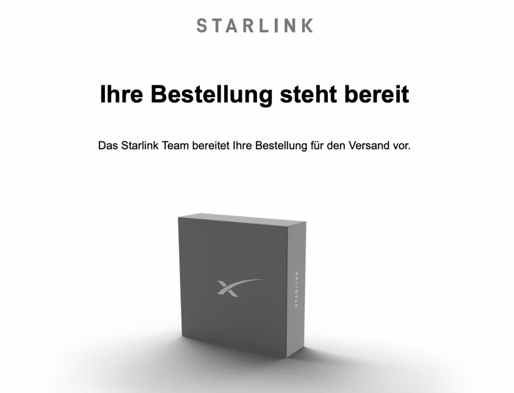 Starlink Nutzung auf der Belmicke